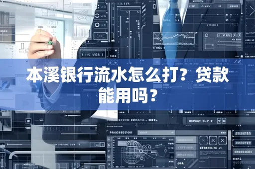 本溪银行流水怎么打?贷款能用吗?