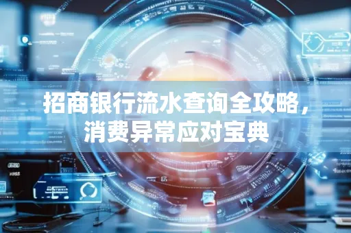 招商银行流水查询全攻略,消费异常应对宝典