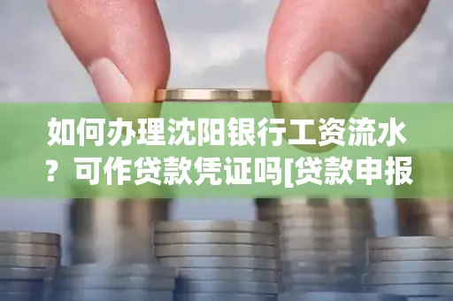 如何办理沈阳银行工资流水？可作贷款凭证吗[贷款申报必见]