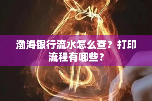 渤海银行流水怎么查？打印流程有哪些？