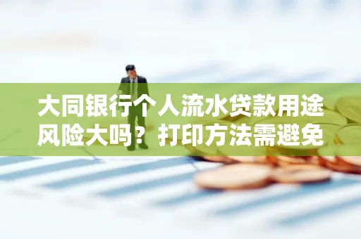大同银行个人流水贷款用途风险大吗?打印方法需避免踩坑?