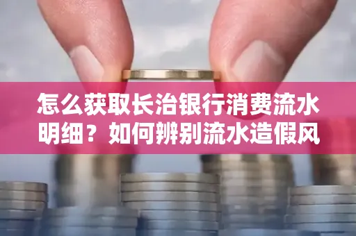 怎么获取长治银行消费流水明细?如何辨别流水造假风险?