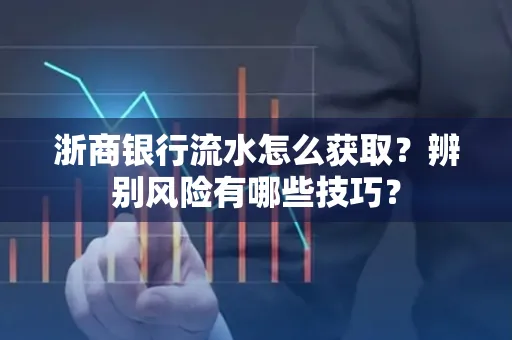 浙商银行流水怎么获取?辨别风险有哪些技巧?