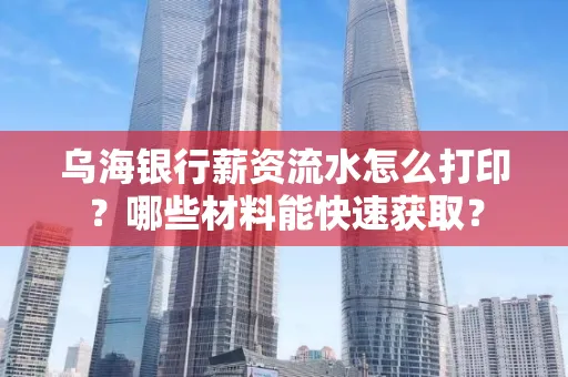 乌海银行薪资流水怎么打印?哪些材料能快速获取?