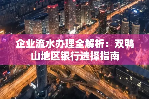 企业流水办理全解析:双鸭山地区银行选择指南