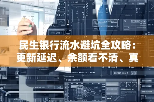 民生银行流水避坑全攻略:更新延迟、余额看不清、真实性验证问题一站式解决