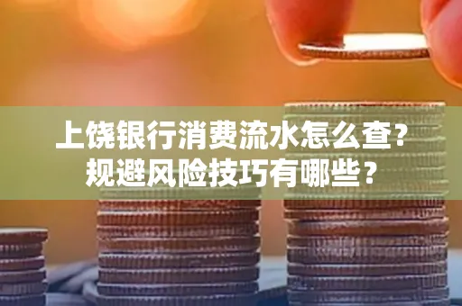 上饶银行消费流水怎么查?规避风险技巧有哪些?